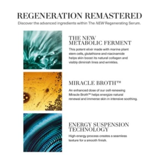 La Mer The Regenerating Serum, Collagen, Cell-renewing, Wrinkle, NEW - Mini 3 ml - Picture 3 of 8